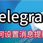 如何在Telegram中设置消息提醒？|Telegram下载